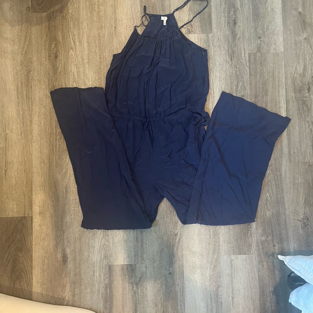 Joie Midnight Blue Halter Jumpsuit